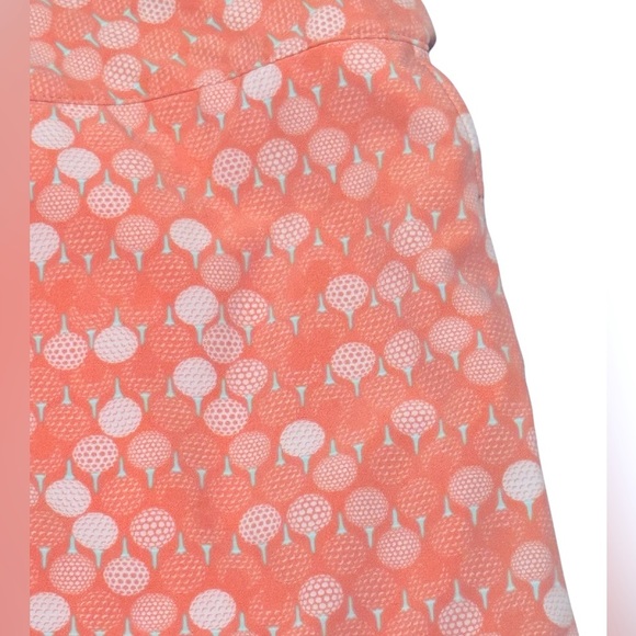 Women’s Izod Golf Skort Set Shirt Size Medium Skort Size 4 Golf Ball Tee Print - Picture 4 of 12